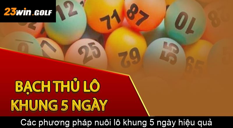 Các phương pháp nuôi lô khung 5 ngày hiệu quả
