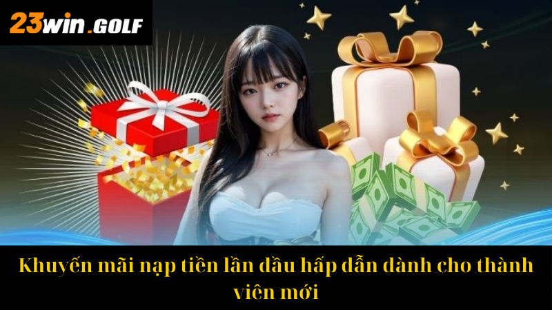 Khuyến mãi nạp tiền lần đầu hấp dẫn dành cho thành viên mới