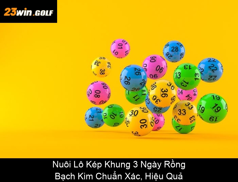 Nuôi Lô Kép Khung 3 Ngày Rồng Bạch Kim Chuẩn Xác, Hiệu Quả