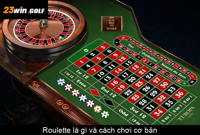 Roulette là gì và cách chơi cơ bản