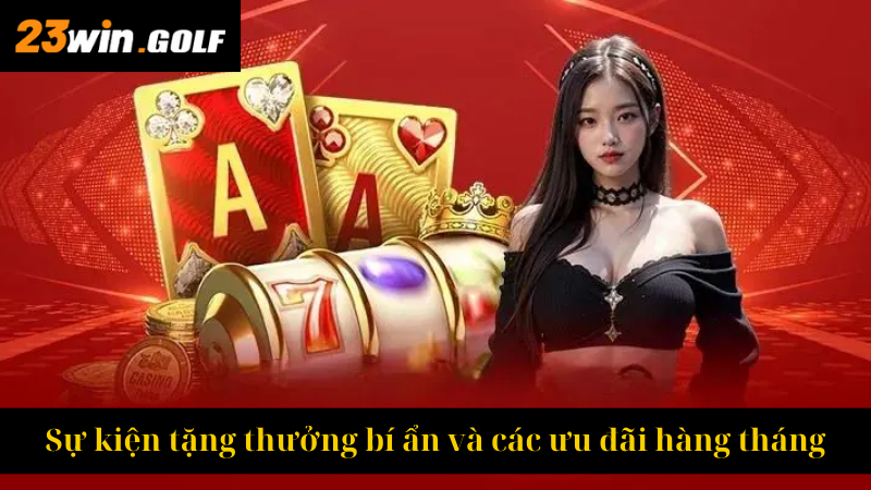 Sự kiện tặng thưởng bí ẩn và các ưu đãi hàng tháng